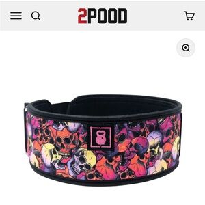 2POOD XXS TIL DEATH 4" WEIGHTLIFTING BELT